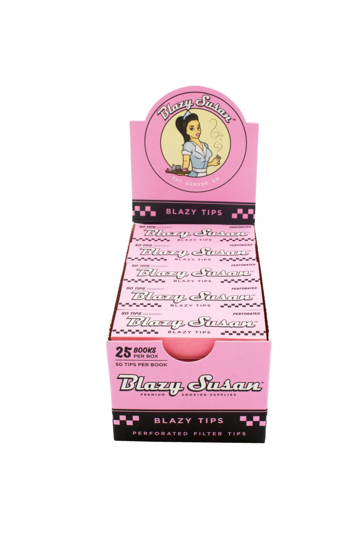 Piteiras de Papel Blazy Susan - Display com 25
